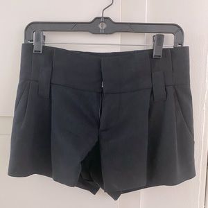 Alice & Olivia black shorts, 0
